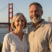 Diane and Howard, mature couple who met through InclusiveDating after a life-changing injury
