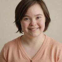 Lily, an adult with Down syndrome who met her partner Sam on the InclusiveDating down syndrome dating site